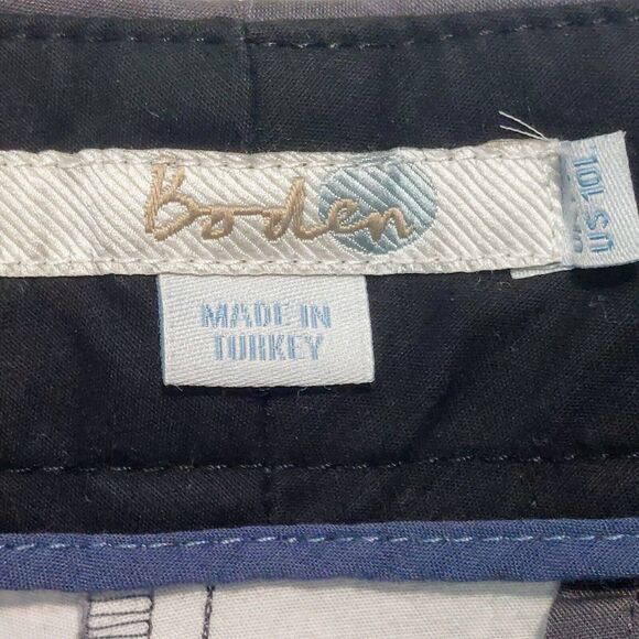 Boden Women's 10L UK 14L Richmond Trousers Gray Pink Floral Print Stretch WM454 - Picture 4 of 11